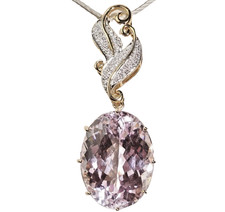 Anhänger Gold Kunzit 37,5ct