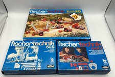 Fischertechnik Grundkasten 50 | Mot 3 | 50s | 3 Sets | Konvolut Fischer Technik