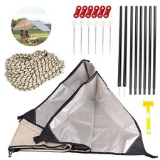 Tarp Zelt-Plane 3x3m Wasserdicht –Camping Sonnensegel für Sonnenschutz UV-Schutz