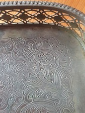 Antikes Tablett rechteckig