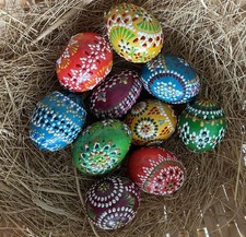 10 Stück sorbische Ostereier