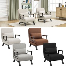 3 in 1 Schlafsessel Schlafsofa Bettfunktion Klappsessel Verstellbarer Relaxsesse