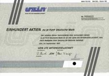 Uzin Utz AG 1997 Ulm Vaihingen Enz Hch. Jordan Würzburg Pallmann München 500 DM 