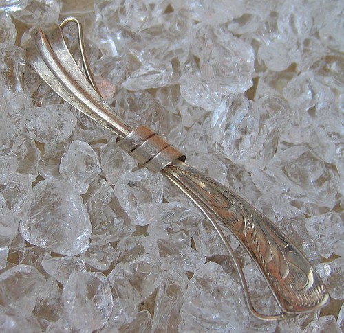 Brosche aus 835 - aus, silber