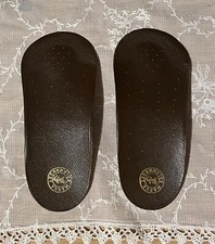 Vintage Salamander Einlegesohlen Fußbett Einlage Leder Gr. 43 Herren