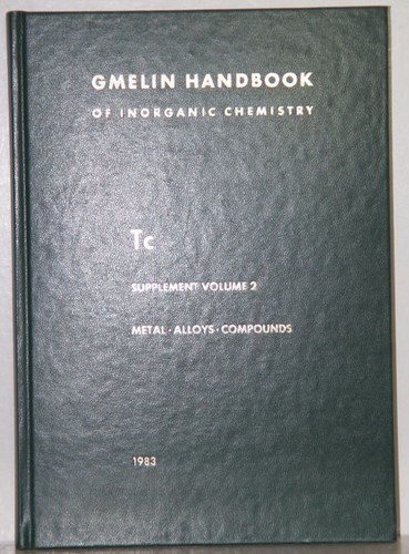 Gmelin handbook inorganic - gmelin,
