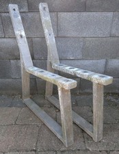 Alte Gartenbank Gusseisen Füsse Bankfüsse Seitenteile Parkbank Garten Aluguss