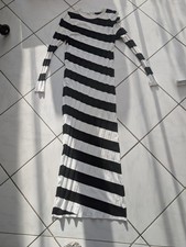 Gestreiftes maxikleid bodycon - gestreiftes,