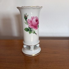 Porzellan Meissen Vase Rosen