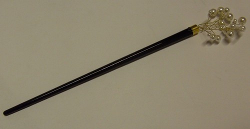 Haarstab haarnadel schwarz - 1x,