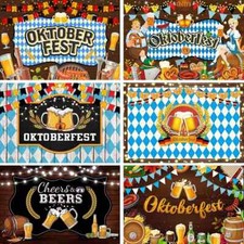 Oktoberfest Hintergrund Banner Foto Effekt Plakat Festival Party Dekoration Spaß