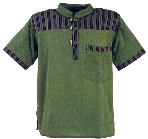 Nepal fischerhemd gestreiftes - nepal, fischerhemd,