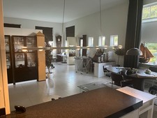 Tobias Grau Hängelampe "Dance", ca. 2010, silber,  Länge 131 cm