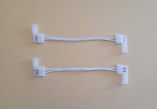 2 St. LED-Verbinder, Anschlusskabel, Adapter, QuickClip, 13cm, LED-Band/Strip