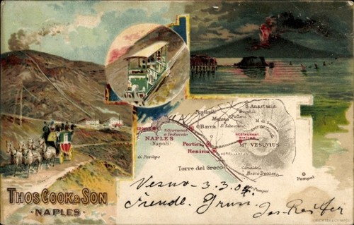 Litho napoli neapel campania - litho,