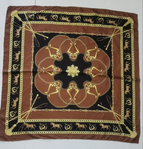Vintage seidentuch silk scarf - silk,