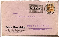 Nachkriegsbrief zur Berliner Luftbrücke