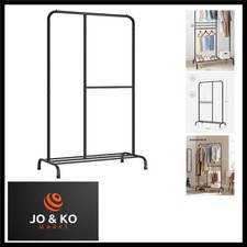 Kleiderständer, Kleiderstange, bis 100 kg belastbar, mit verstellbarer Stange...