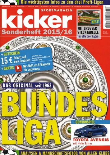 Kicker bundesliga sonderheft - bundesliga,