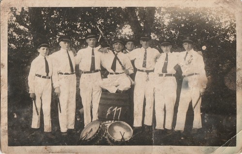 Foto spielmannszug mit - ak,