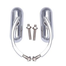 2X Motorrad Lenker Spiegel