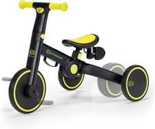 Kinderkraft 4Trike Black Volt – 3-In-1 Dreirad, Laufrad & Rutscher - Gut