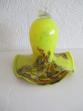 Glasglocke Gartendeko Mundgeblasen 13cm H.Ø ca.5,5cm Oben,Ø ca.13,5 cm Unterrand