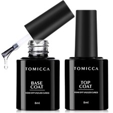 Base Coat Top Coat Gel UV Set