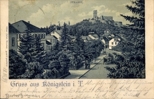 Litho königstein taunus - königstein, im