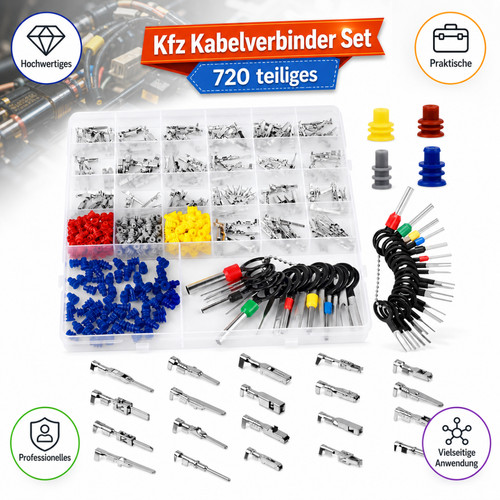 Auto kabelverbinder 720tlg - kabelverbinder,
