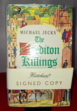 The Crediton Killings - Michael Jecks - Signed  1997 1st Edition - HB DJ