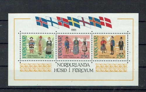 Blockausgabe färöer haus - färöer, "