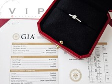 CARTIER 1895 SOLITAIRE RING PLATIN 0,19ct. DIAMANT BRILLANT 950 PLATINUM DIAMOND