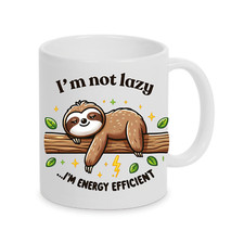 Freche Faultier-Tasse lustiger