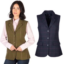 Damen Tweed Weste Damen in