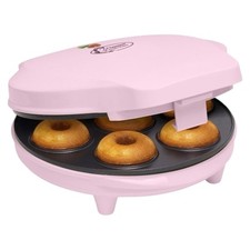 Bestron Donut Maker im Retro Design Mini-Donut Maker für 7 kleine Donuts(Ø 5 cm)