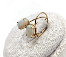 Vintage Opal Ohrringe 585 Gold