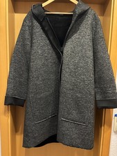 Damen Mantel grau/schwarz Gr. 46