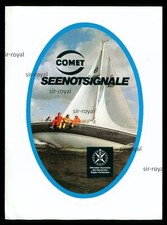 Werbe Aufkleber - Comet Seenotsignale - 13x18cm - Vintage 80er 90er