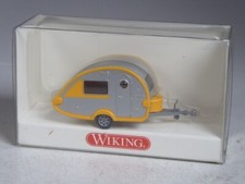 (JB-1) Wiking 0924028 Wohnwagen T@B gelb/silber in OVP
