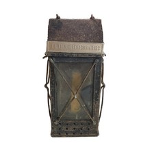 Sturmlaterne mit Inschrift: J. G. Lieb Biberach A. D. Riss