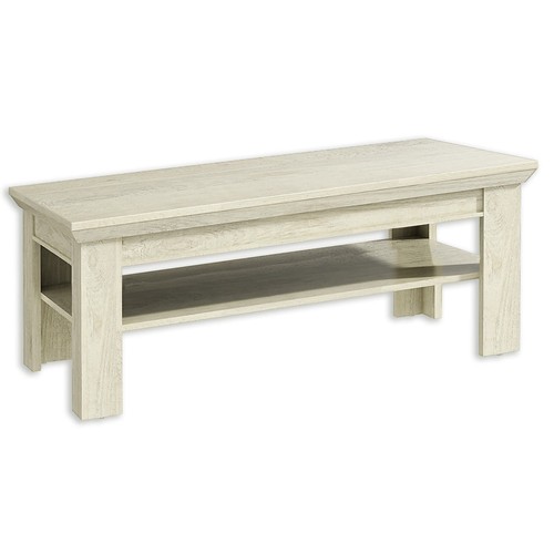 Couchtisch pinie weiß 120 - couchtisch,