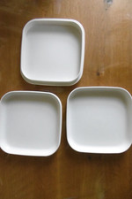 Tupperware Teller  Picknick  Kühlschrank  weiß ca. 18x18 cm Brotzeit