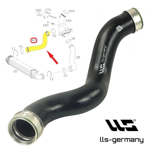Ladeluftschlauch für mercedes - ladeluftschlauch,