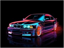 Auto Poster oder Leinwand -