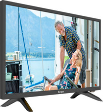 Berger Camping Smart-TV LED Fernseher mit Bluetooth 22 Zoll, Wohnmobil B-Ware