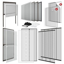 Fliegengitter Insektenschutz Insektenschutzrollo Rollo Fenster Tür Alu Rahmen