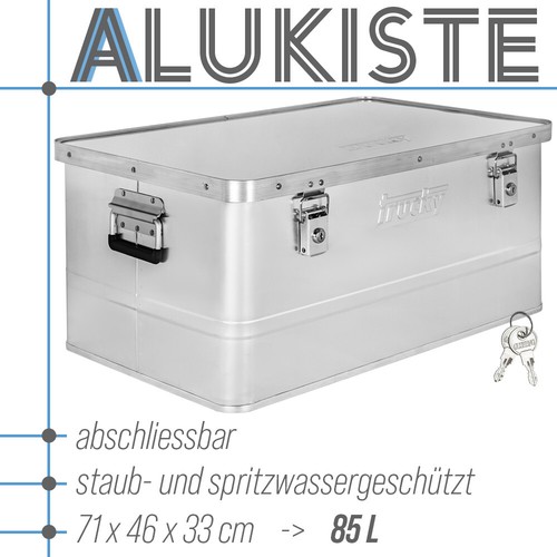 Aluminium box mit - aluminium,
