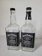 2 X JACK DANIELS LEERFLASCHEN