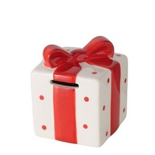 Spardose Geschenk mit Schleife
